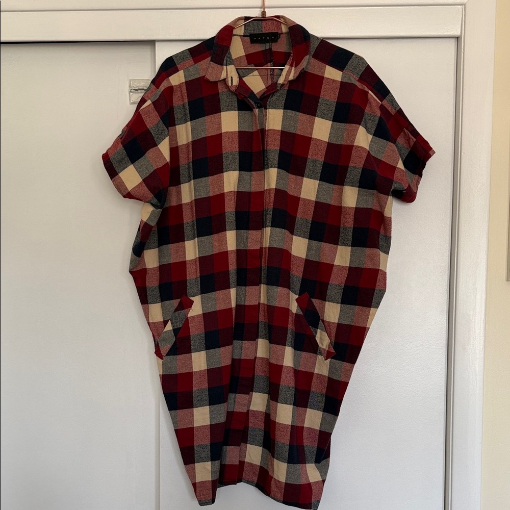 Hatch Maternity Flannel Dress